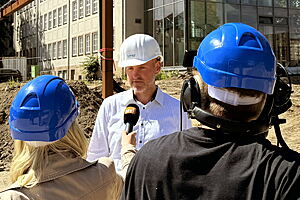 Bauleiter Patrick Premke (MHB) im MV1-Interview.
