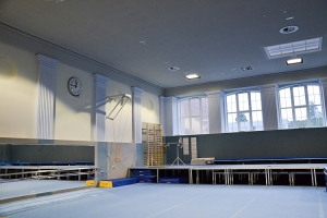 Die neue Halle besticht durch optimale Trainingsbedingungen.