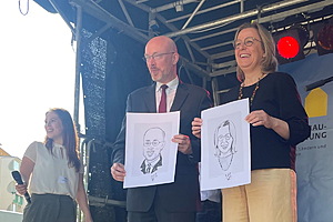 Senatorin Dr. Ute Fischer-Gäde und Minister Christian Pegel
