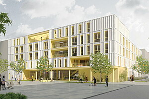 Wettbewerb Mehrgenerationenhaus, 2. Platz. Grafik: Architekturbüro Schaltraum