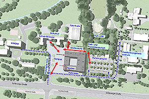 Visualisierung Neubau Berufsschule Alexander Schmorell