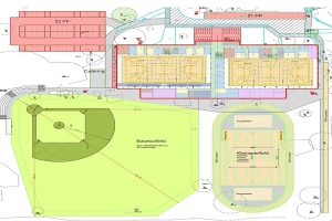 Der Sportkomplex in der Kopenhagener Straße wird ab 2019 entwickelt.