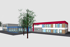Visualisierung Hortgebäude „De Veermaster“