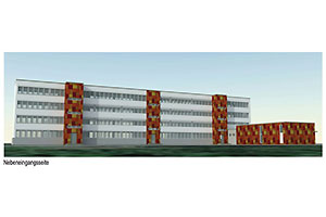 Visualisierung der Modernisierung des Schulgebäudes