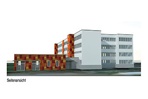 Visualisierung der Modernisierung des Schulgebäudes