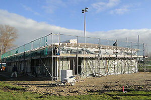 Neubau Vereinsheim Sportanlage Parkstraße